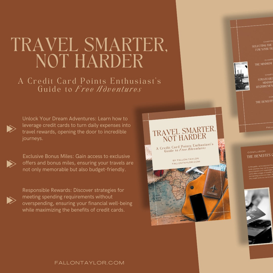 TRAVEL SMARTER NOT HARDER GUIDE FALLON TAYLOR(00)