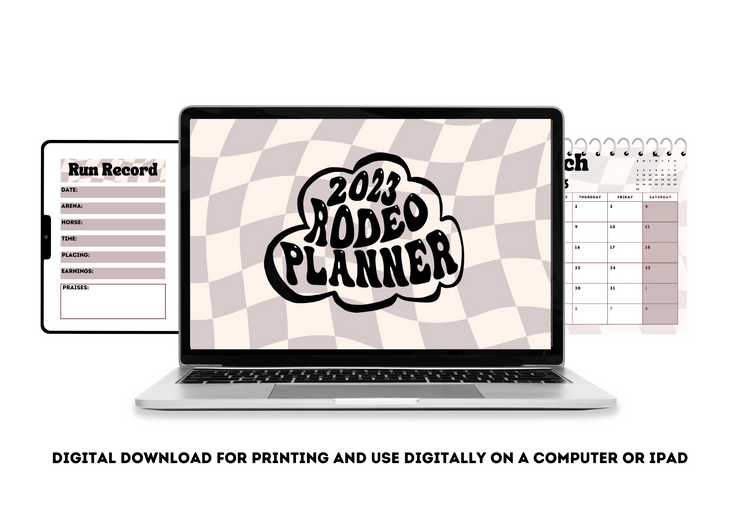 RODEO PLANNER (GRAY GROOVY)